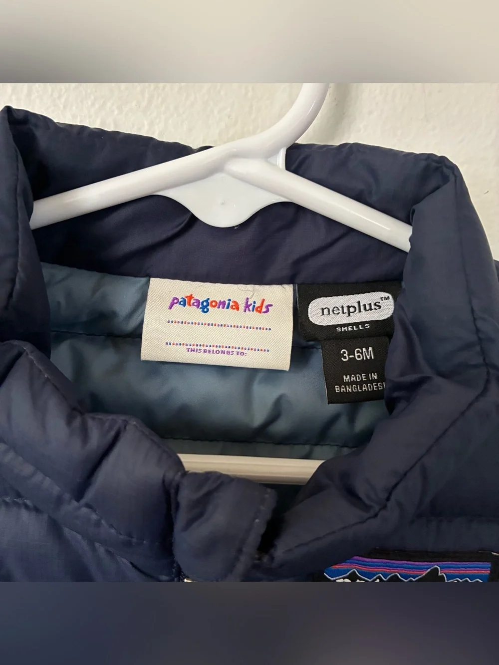 Patagonia Baby Down Sweater Vest in New Navy